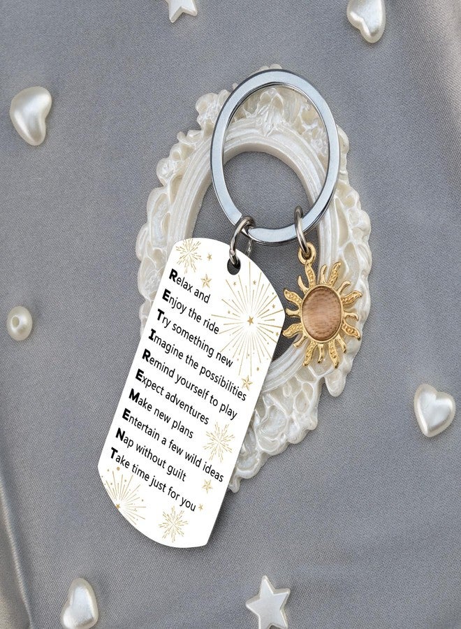 MOEXUKO Christmas Stocking Stuffers Adults Retirement Gift for Woman 2025 Retired Gifts for Women Happy Retirement Keychain Retirements Party Decorations for Friends Coworker Teacher Mom Stocking Stuffers - Image 3
